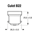 B22 B22