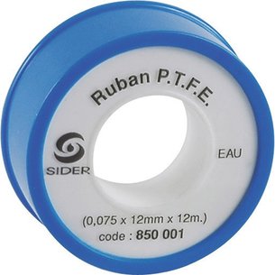 Ruban PTFE - Longueur 12 m - Sider 