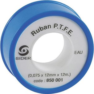 CINTA TEFLON (PTFE) 12mm x 12m x 0,0075mm