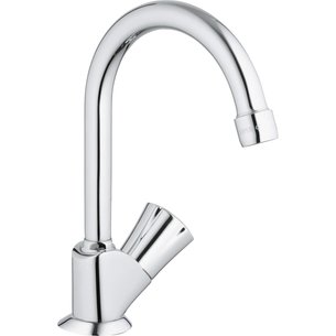 Grohe Robinet d'arrêt équerre 1/2 x 3/8, poignée en métal avec