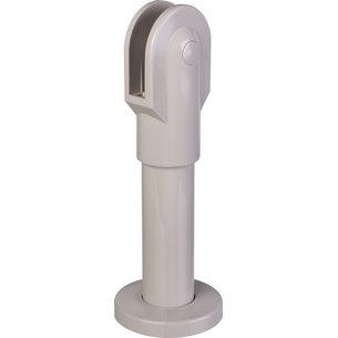 Roulette en nylon avec support en laiton réglable pour porte coulissante de  cabine de douche