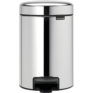 Corbeille Murale Brabantia Touch Bin Inox Mate 3L