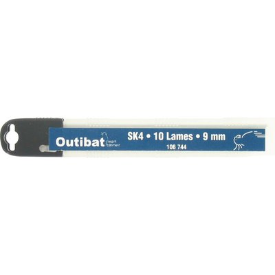 Lame de cutter Outibat - 9 mm - 10 lames