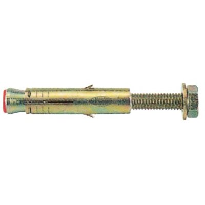 Cheville métallique à douille avec vis tête "H" Fischer - Longueur 52 mm - Diamètre 12 mm - Vendu par 50