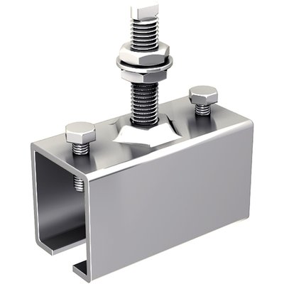 Ferrure de porte à déplacement droit pour porte de 80 kg Mantion Flot - Manchon - Tige courte 3531 MC