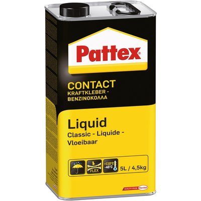 Colle néoprène liquide - 4,5 kg - Pattex