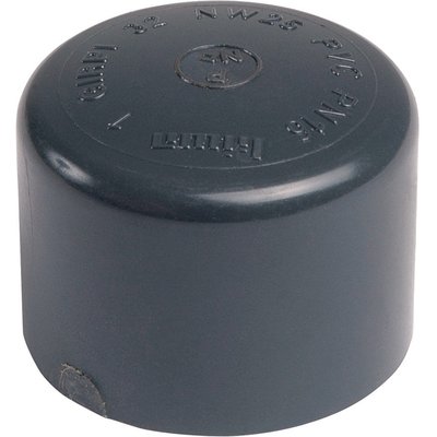 Bouchon PVC pression noir - Ø 20 mm - Girpi