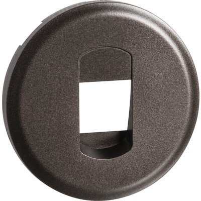 Enjoliveur graphite - Prise simple RJ 45 informatique - Céliane - Legrand