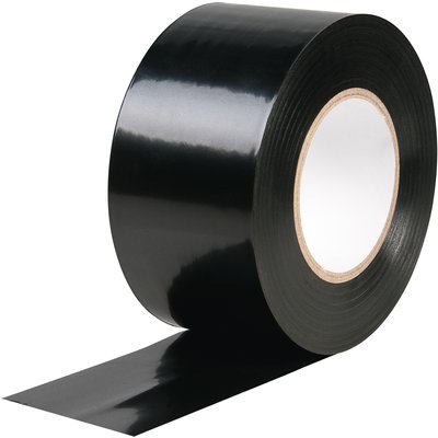 Ruban adhésif manuel PVC - Anticorrosion - Noir - Largeur 50 mm - 33 m