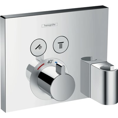 Set de finition mitigeur thermostatique ShowerSelect E encastré - Fixfit et