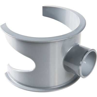 Selle de raccordement PVC gris - Femelle Ø 100 - 50 mm - Nicoll