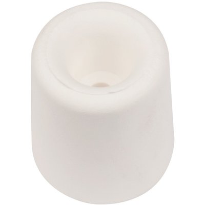 Butoir rond caoutchouc blanc creux - Ø 40 x 75 mm - Guitel