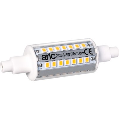 Ampoule LED crayon - Aric - R7S - 6 W - 700 lm - 4000 K - 78 mm
