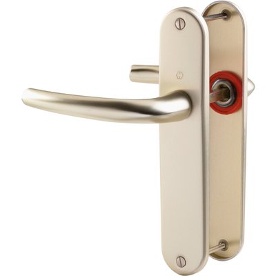 Poignée de porte intérieure - San diego - Hoppe - Beige ivoire - Bec de cane - 165 mm