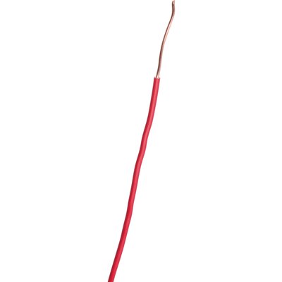 Fil rigide domestique H07 V-U rouge - 1,5 mm² - Couronne de 100 m - Sermes