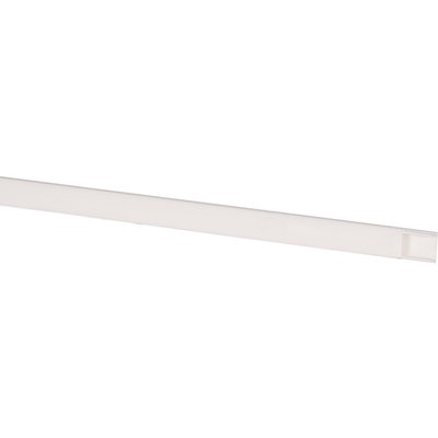 Moulure blanche 1 compartiment - 22 x 12 mm - Sans cloison - Keva - Planet wattohm