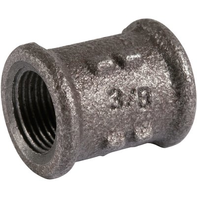 Raccord fonte noire droit à visser - F 3/8" - N° 271