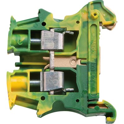 Bloc de jonction connexion à vis Viking de passage - Legrand - Vert/jaune - 6 mm²