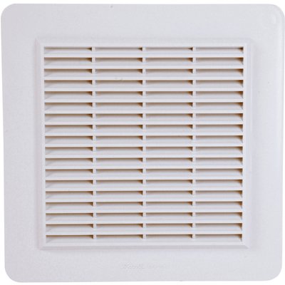 Grille de ventilation blanche - grillage anti insecte - Nicoll