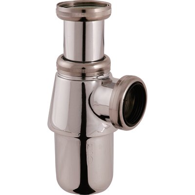Siphon de lavabo à culot chromé - 1"1/4 - Ø 32 mm
