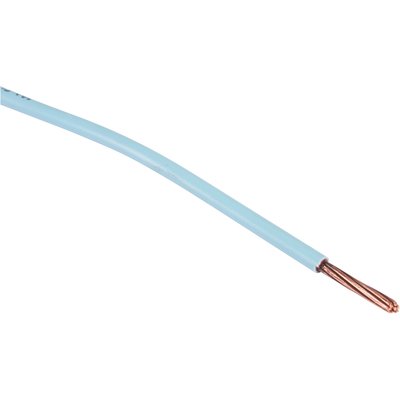 Fil rigide domestique H07-VR bleu - 6 mm² - Couronne de 100 m - Electraline