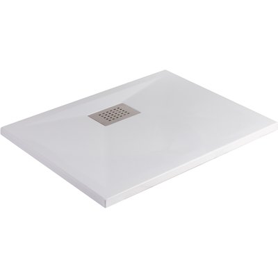 Receveur de douche carré blanc - 100 x 80 cm - Kinesurf - Kinedo