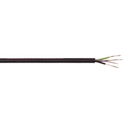 Câble rigide industriel U1000 R2V noir - 4G1,5 mm² - Couronne de 50 m - Sermes