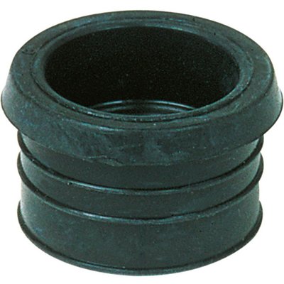 Tampon de réduction élastomère noir - Femelle - PVC Ø 32 mm - Métal Ø 12 à 22 mm - Nicoll