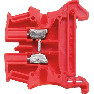 Bloc de jonction connexion à vis Viking de passage - Legrand - Rouge - 4 mm²