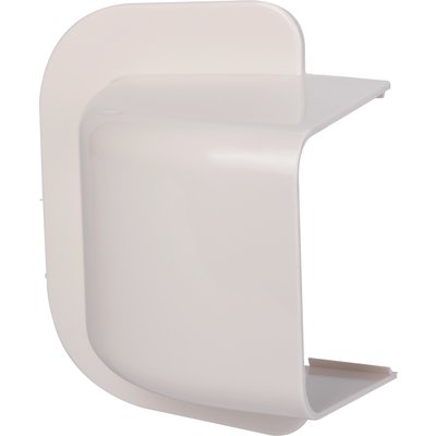 Amorce de mur plastique rigide - blanc crème RAL 9001