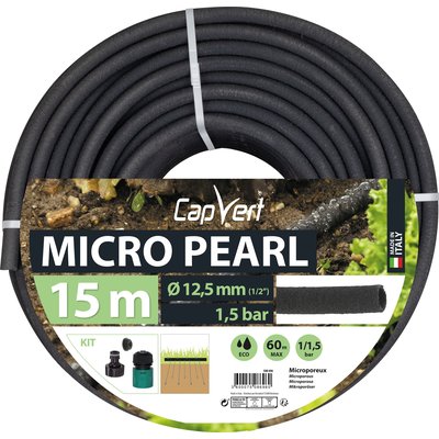 Tuyau microporeux - Micro Pearl - Capvert - Ø 12,5 mm - L 15 m