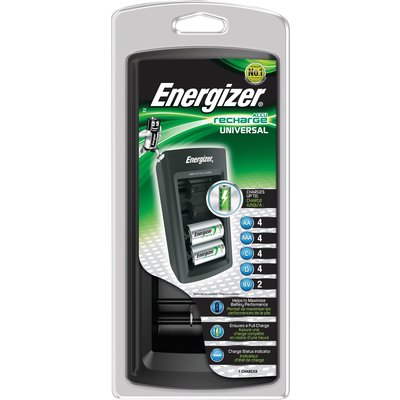 Chargeur de piles universel Energizer - Ecran LCD - Certification Energy Star