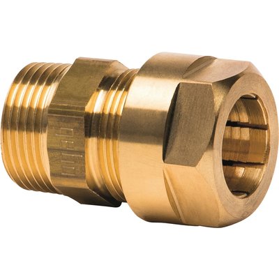 Connecteur de réparation à compression pour tubes multicouches Multigebo Gebo - Diamètre 16 mm  x 1/2" mâle