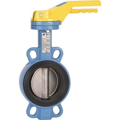 Robinet à papillon à oreilles de centrage gaz Excellence Sferaco - DN 50