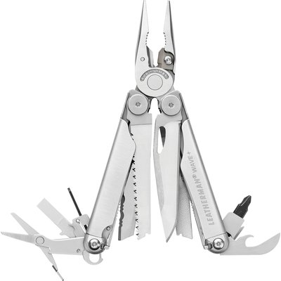 Pince multifonctions Leatherman - 18 outils - Acier inox - 10 cm