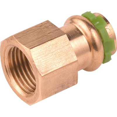 Raccord laiton droit à sertir Femelle Femelle Aalberts Integrated Piping Systems - 1" Ø 22 mm