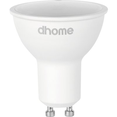 Ampoule LED spot - Dhome - GU10 - 4 W - 345 lm - 2700 K - 100° - Vendu par 10