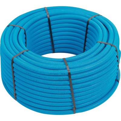 Tube multicouche RIXc gainé bleu - Henco - Ø26 mm - L.50 m