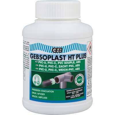 Colle PVC éléments de canalisation - Gebsoplast HT Plus - 250 ml