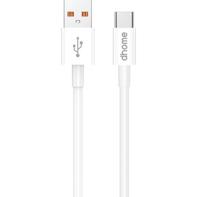 Câble USB-C/USB-A - Dhome - 1 m - Blanc