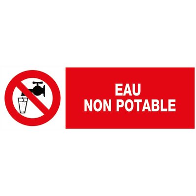 Panneaux information / obligation divers Novap - Eau non potable