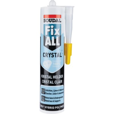 Mastic-colle Fix All® Crystal - Translucide
