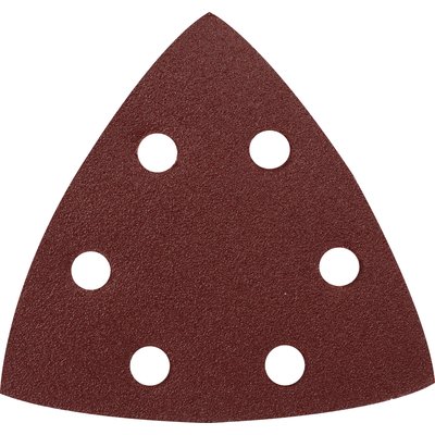 Patin abrasif Delta auto-agrippant - SCID - 93 x 93 x 93 mm - 6 trous - Grain 120