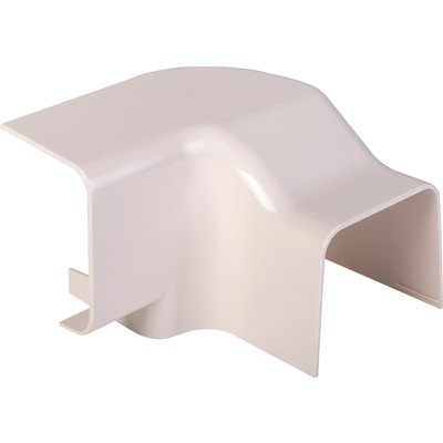 Angle vertical plastique rigide - blanc crème RAL 9001