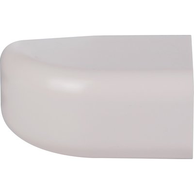 Embout plastique rigide - blanc crème RAL 9001