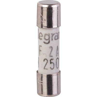 Cartouche cylindrique miniature - 2 A - 20 mm - Legrand