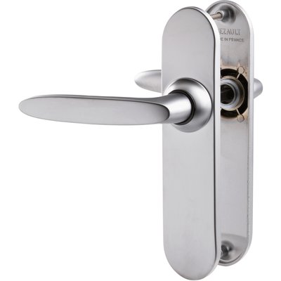 Poignée de porte intérieure - Jazz - Vachette - Gris - Bec de cane - 165 mm