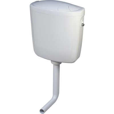 Réservoir WC - REGISTAR - Regiplast - Double débit - Semi-bas