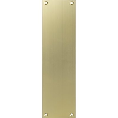 Contre-plaque pour porte palière Duval - Aluminium - Borgne - Finition champagne