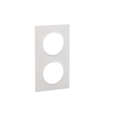 Plaque Dooxie Legrand - Rectangulaire - 2 x 2 modules - Blanc